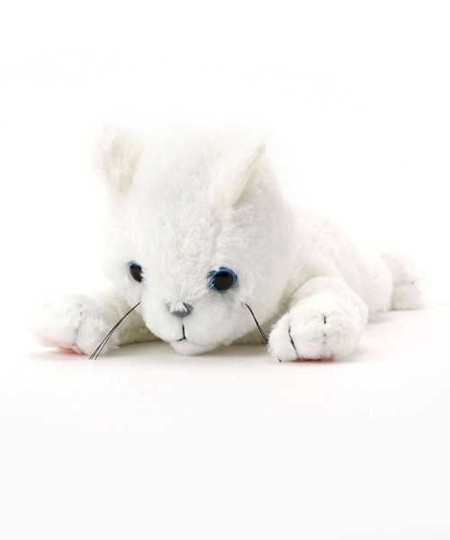 MONO COMME CA(モノコムサ)/抱きぬいぐるみ　猫/ホワイト系2