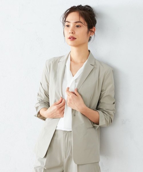 セットアップ対応 テックスブリッド テーラードジャケット コムサイズム レディス Comme Ca Ism Magaseek