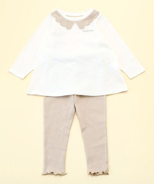 長袖チュニックと10分丈レギンスが入った ギフトセット 80 90サイズ コムサイズム キッズ Comme Ca Ism Kids Magaseek