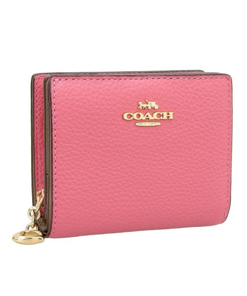 COACH(コーチ)/【Coach(コーチ)】Coach コーチ MEDIUM CORNER ZIP WALLET/ピンク系