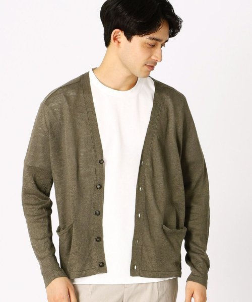 セール ｖネック リネンカーディガン コムサイズム メンズ Comme Ca Ism Mens Magaseek