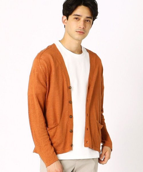 セール ｖネック リネンカーディガン コムサイズム メンズ Comme Ca Ism Mens Magaseek