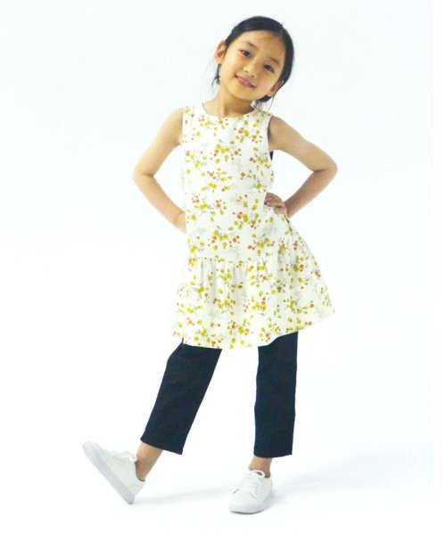 セール フラワープリント リバーシブル ワンピース コムサイズム キッズ Comme Ca Ism Kids Magaseek