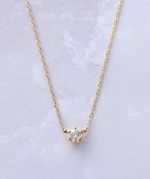 Samantha Tiara/■オンライン限定■K10 YG 一粒ダイヤモンドネックレス/504242282