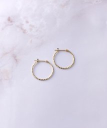 Samantha Tiara/■オンライン限定■K10 YG ツイストフープピアス　中/504242284