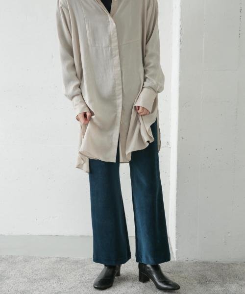 URBAN RESEARCH DOORS(アーバンリサーチドアーズ)/thint　ストレッチコーデュロイパンツ/BLUE