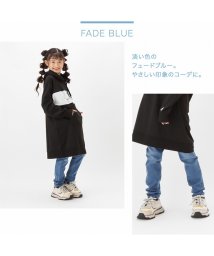 MAC HOUSE(kid's)(マックハウス（キッズ）)/NAVY ネイビー ウエストリブデニムスキニーパンツ M41284/フェードブルー