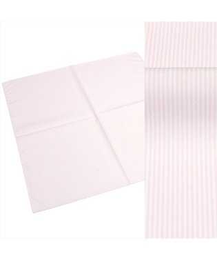 TOKYO SHIRTS/日本製 綿100% ハンカチ ピンク系ストライプ柄/504245292