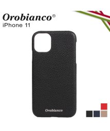 Orobianco(オロビアンコ)/オロビアンコ Orobianco iPhone11 ケース スマホ 携帯 アイフォン メンズ レディース シュリンク PU LEATHER BACK CASE /ブラック