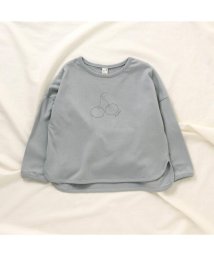 apres les cours(アプレレクール)/WEB限定 3柄6色プリントTシャツ/サックス