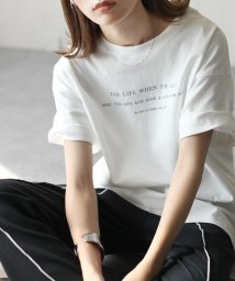 Chillfar(チルファー)/【az21034c】Chillfar 半袖ロゴプリントＴシャツ/ホワイト系1