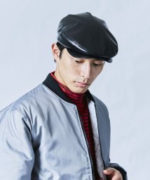 KANGOL(KANGOL)/KANGOL SMU Faux Leather Peebles/ブラック系1