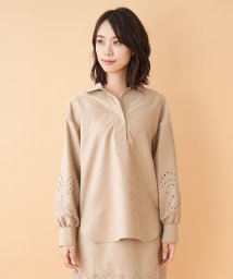 Leilian/【セットアップ対応商品】スキッパーブラウス/504244363