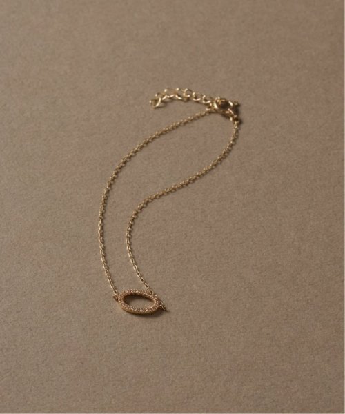 オーバルラインダイヤブレスレット K10 リラ Lilas Magaseek