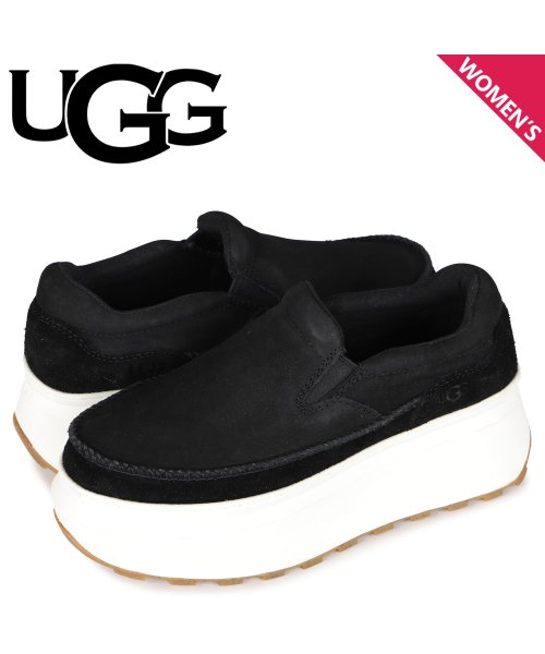 セール Ugg アグ スニーカー スリッポン マリン スリッポン レディース 厚底 Marin Slip On ブラック 黒 アグ Ugg Magaseek