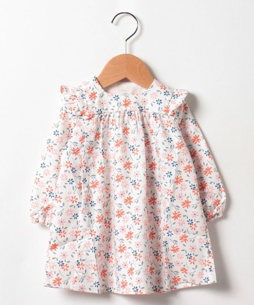 セール Bebe Couchefemale プリントワンピース 花柄 プチバトー Petit Bateau Magaseek