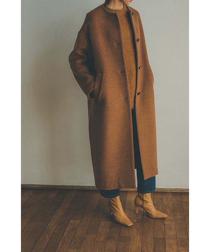 【セール】COLLORLESS WOOL COCOON COAT(504220194 ...