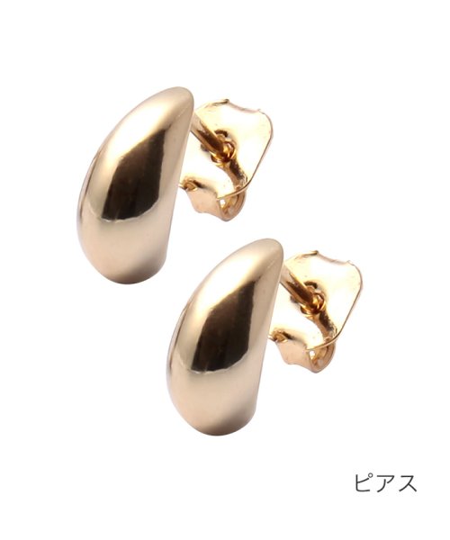 耳元でぷっくりと艶めくミニマムドロップピアス イヤリング クリームドット Cream Dot Magaseek
