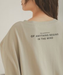 SENSE OF PLACE by URBAN RESEARCH/バックロゴTシャツワンピース/504250389