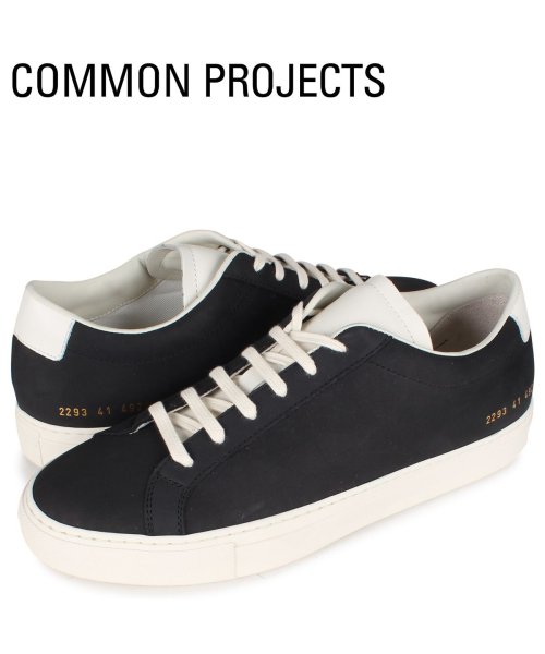コモンプロジェクト Common Projects アキレス ロー イン ヌバック スニーカー メンズ Achilles Low In Nubuck ネイビー コモンプロジェクト Commonprojects Magaseek