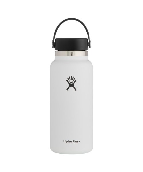 HydroFlask(ハイドロフラスク)/ハイドロフラスク Hydro Flask 32oz ハイドレーション ワイドマウス 946ml ステンレスボトル マグボトル 水筒 魔法瓶 メンズ レディース /WHITE