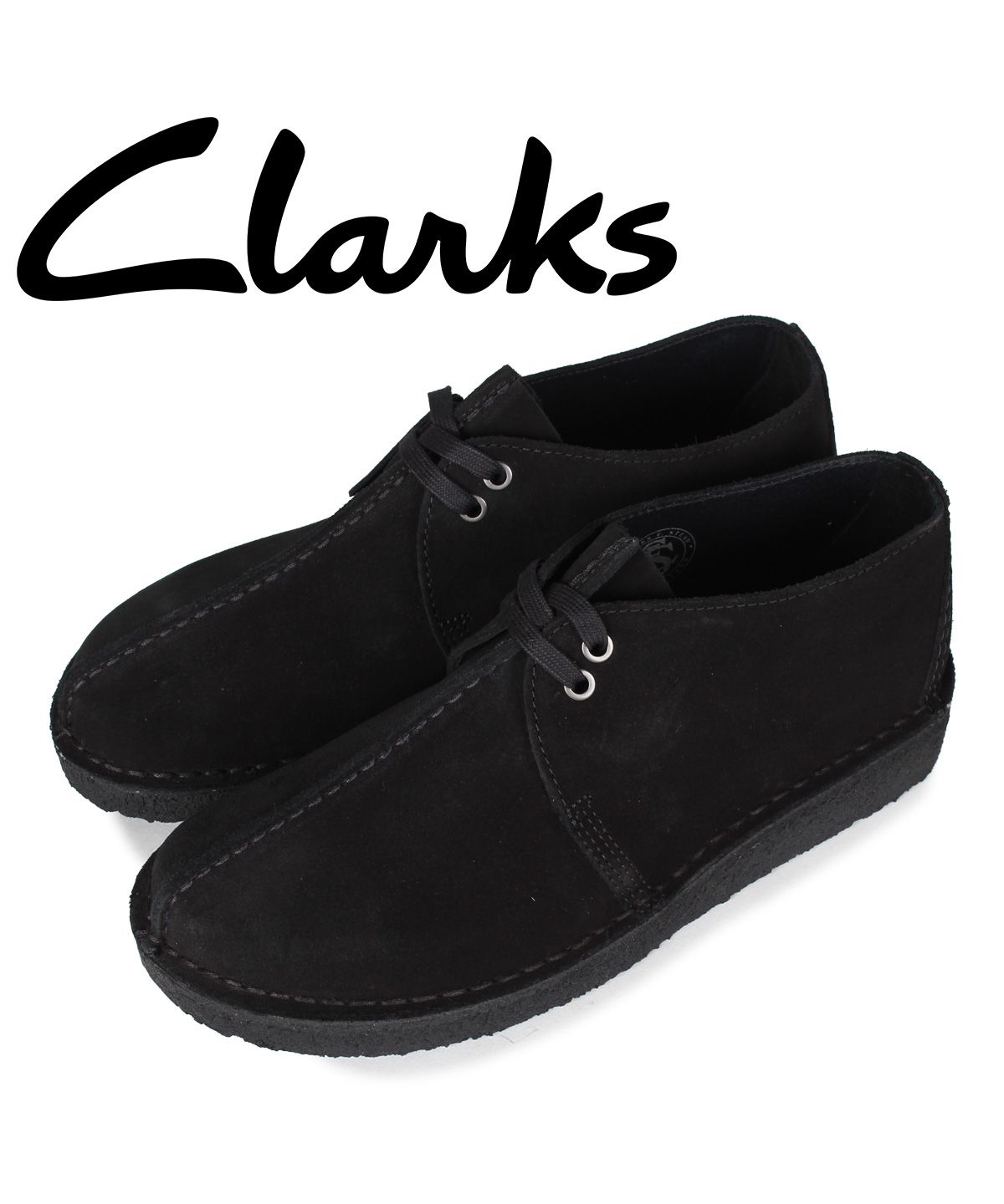 Clarks クラークス　デザートトレック　GB7　黒　スエード