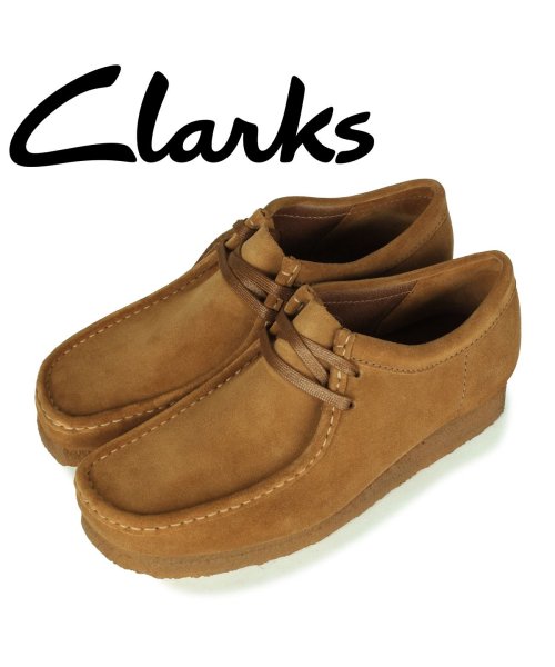 Clarks(クラークス)/クラークス Clarks ワラビーブーツ メンズ スエード WALLABEE BOOT ライト ブラウン 26155518/その他