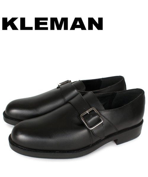 Kleman クレマン モンクストラップシューズ ビジネスシューズ メンズ Odessa ブラック 黒 Ka クレマン Kleman Magaseek