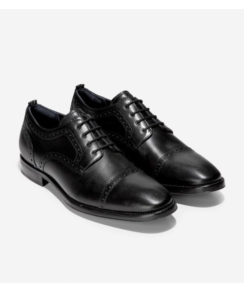 COLE HAAN(コールハーン)/ジェファーソン グランド 2.0 キャップ オックスフォード mens/ブラックウォータープルーフ