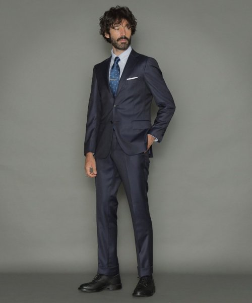 セール New Bridge Luxury Deadstock ブルーグレーストライプスーツ Mackintosh London メンズ Mackintosh London Magaseek