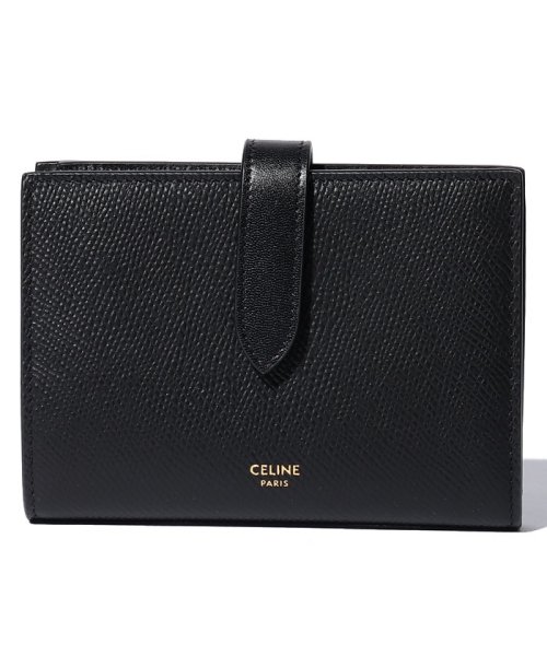 CELINE(セリーヌ)/【CELINE】セリーヌ 10B643BFP 二つ折り 財布/BLACK