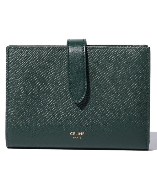 CELINE(セリーヌ)/【CELINE】セリーヌ 10B643BFP 二つ折り 財布/GREEN