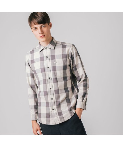セール リバーシブルフランネルシャツ ラコステ メンズ Lacoste Mens Magaseek