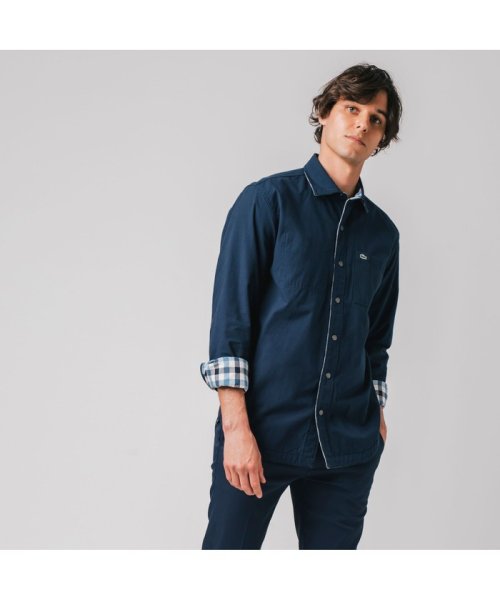 セール リバーシブルスナップボタンシャツ ラコステ メンズ Lacoste Mens Magaseek