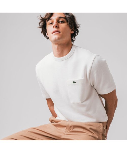 鹿の子地ポケットtシャツ ラコステ メンズ Lacoste Mens Magaseek