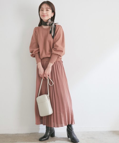 美短 1枚でコーディネート完成 プリーツスカートドッキングワンピース ビス Vis Magaseek