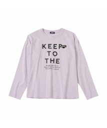 MAC HOUSE(kid's)(マックハウス（キッズ）)/T－GRAPHICS ティーグラフィックス バックプリントロングスリーブTシャツ MH/TG21AW12B/パープル