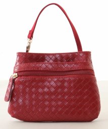 MK MICHEL KLEIN BAG(エムケーミッシェルクランバッグ)/ストラップ付きミニポーチ/レッド