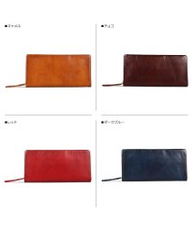 la GALLERIA/ラ ガレリア la GALLERIA 財布 長財布 メンズ 青木鞄 本革 ラウンドファスナー ARROSTO LONG WALLET キャメル チョコ レッド /503637724