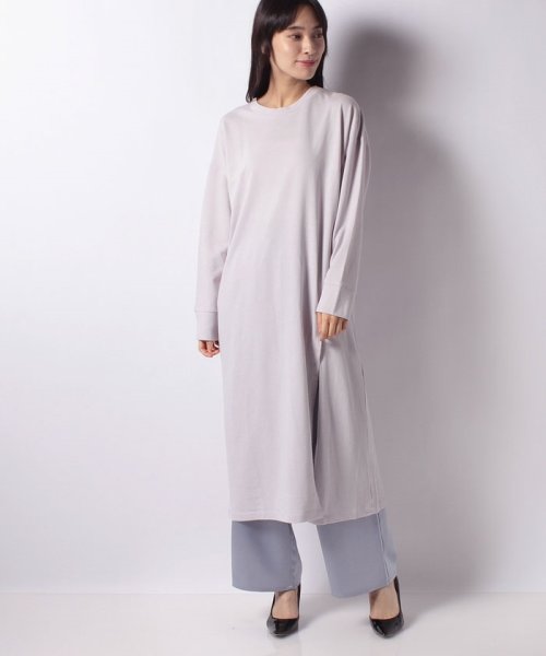 セール スリットロングｔシャツ サテンパンツセット ナノ ユニバース Nano Universe Magaseek