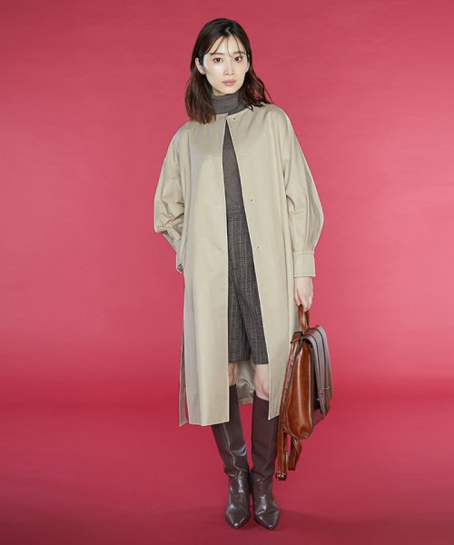 セール 70 Off ベルト付きノーカラーコート アナトリエ Anatelier Magaseek