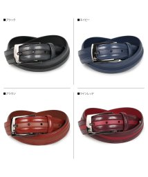 Munsingwear(マンシングウェア)/マンシングウェア Munsingwear ベルト レザーベルト メンズ 本革 バックル LEATHER BELT ブラック ネイビー ワイン レッド ブラウン /ネイビー