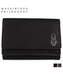 MACKINTOSH PHILOSOPHY(マッキントッシュ フィロソフィー)/マッキントッシュ フィロソフィー MACKINTOSH PHILOSOPHY 三つ折り財布 ミニ財布 メンズ レディース 本革 WALLET ブラック ブラウン/ブラック