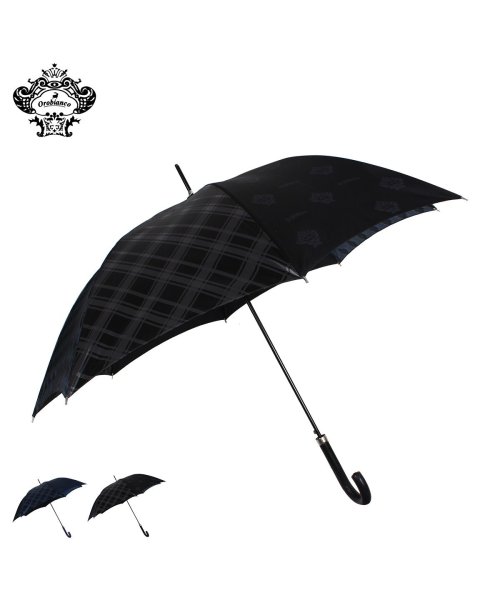 オロビアンコ Orobianco 長傘 雨傘 メンズ レディース 軽量 撥水 パッチワーク ブラック ネイビー ブルー 黒  607010003(504089607) | オロビアンコ(Orobianco) - MAGASEEK