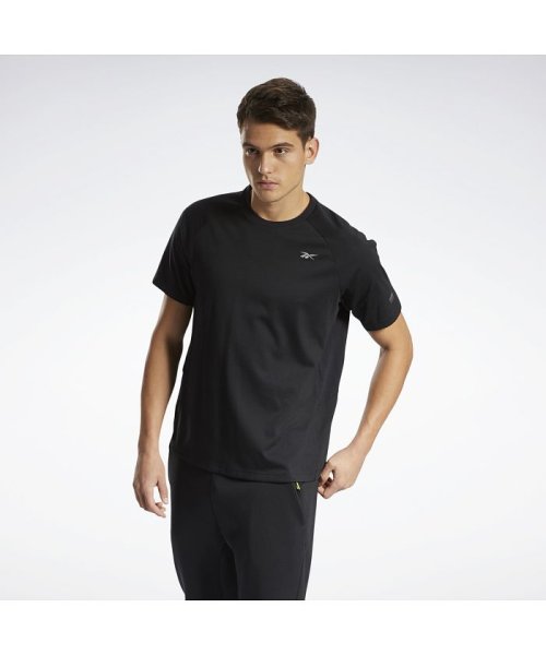 Reebok(リーボック)/DMX トレーニング ショート スリーブ Tシャツ / DMX Training Short Sleeve T－Shirt/ブラック