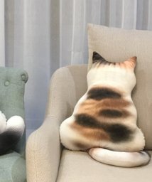 aimoha(aimoha（アイモハ）)/猫背中柄クッション抱き枕 韓国ファッション/ホワイト