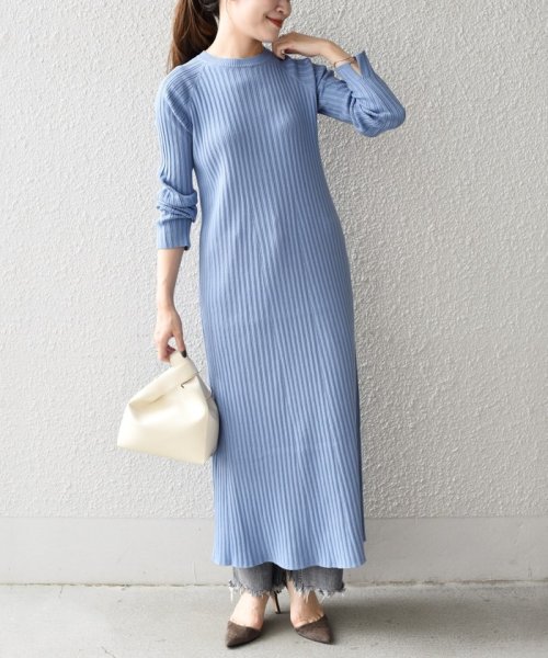 セール 手洗い可能 スイスオーガニック切替ワンピース シップス ウィメン Ships Women Magaseek