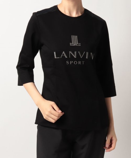 LANVIN SPORT(ランバン スポール)/【ECO】オーガニックコットンTシャツ【アウトレット】/ブラック