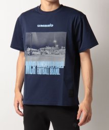 umbro(アンブロ)/HERITAGE 半袖Tシャツ（フォトT）｜吸汗・速乾・ストレッチ【アウトレット】/ネイビー