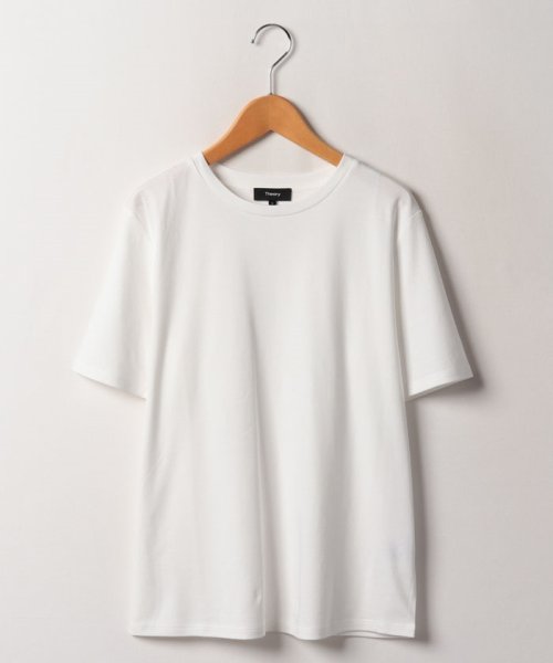 Theory(セオリー)/Tシャツ　CLINTON KNIT 2 PERFECT TE/ホワイト